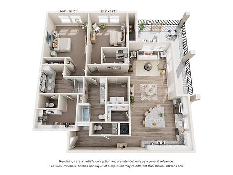 Floorplan B7 layout