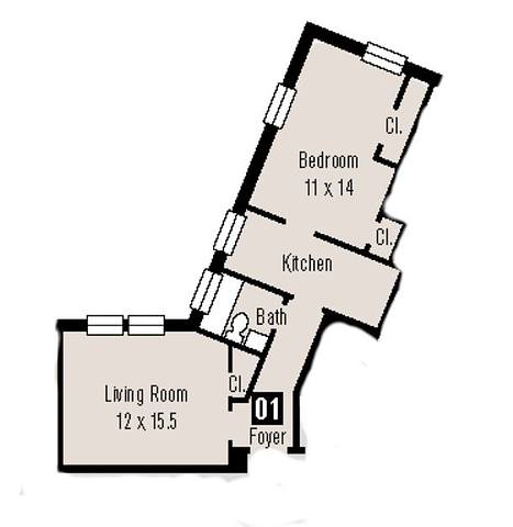 Floorplan B13 layout