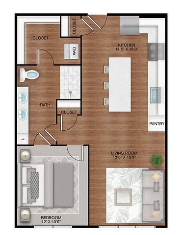 Floorplan A6 layout