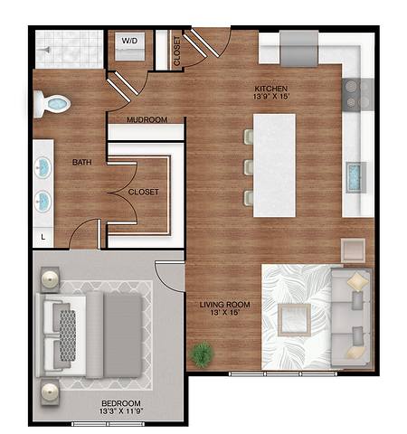 Floorplan A11 Essential Housing layout