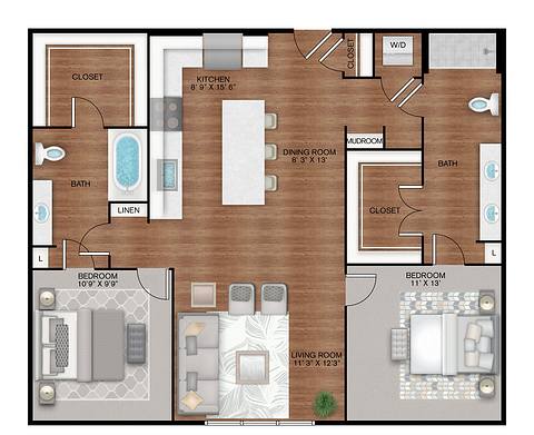 Floorplan B4 layout