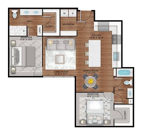Floorplan B3 layout