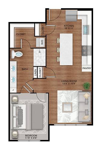 Floorplan A2 layout