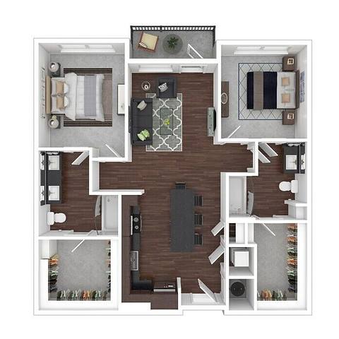 Floorplan B2 layout