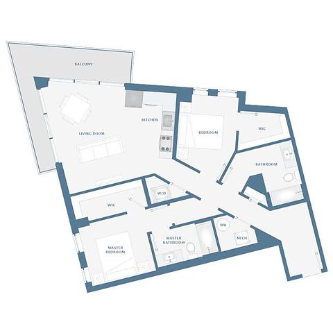 Floorplan B8 layout