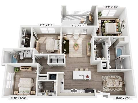 Floorplan C1 layout