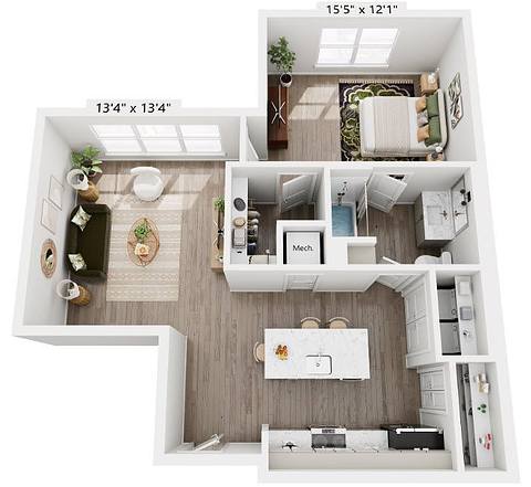 Floorplan A2 layout