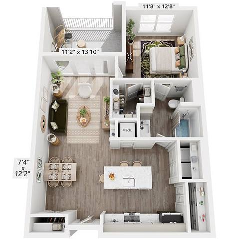 Floorplan A1 layout