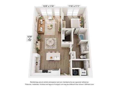 Floorplan A8 layout
