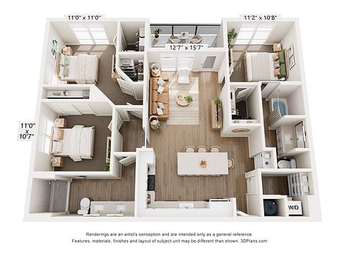 Floorplan C2 layout
