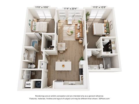 Floorplan B3 layout