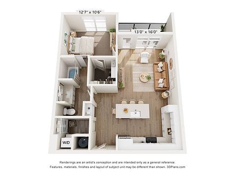 Floorplan A7 layout