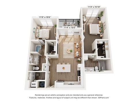 Floorplan B3-A layout