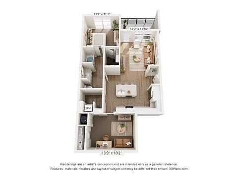 Floorplan A3-B layout