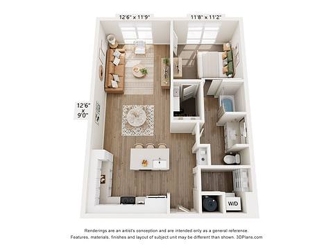 Floorplan A3-A layout