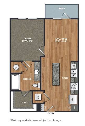 Floorplan A1 layout