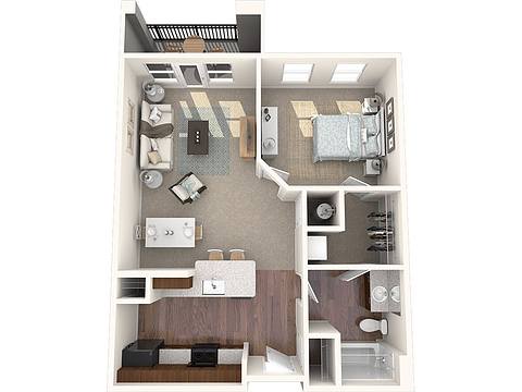 Floorplan The Manassas layout