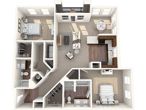 Floorplan The Union layout