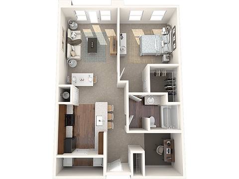 Floorplan The Rolling layout