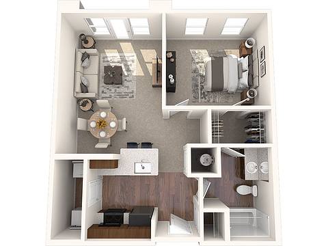 Floorplan The Broad layout