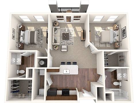 Floorplan The Alexandria layout