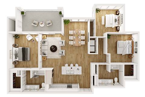 Floorplan C1 layout