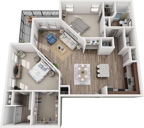 Floorplan B3 layout