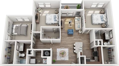 Floorplan C2 layout