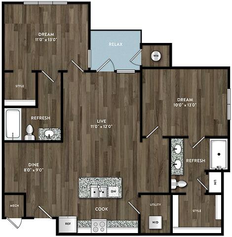 Floorplan B4 layout