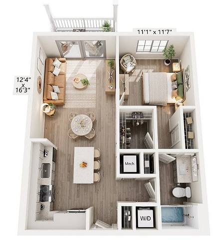 Floorplan A1.1 layout