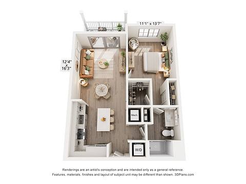 Floorplan A1 layout