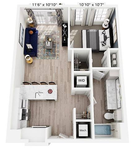 Floorplan A2.1 layout