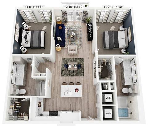 Floorplan B1.3 layout