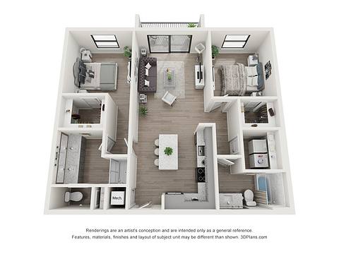 Floorplan B2 layout