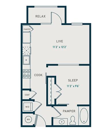 Floorplan E1D layout