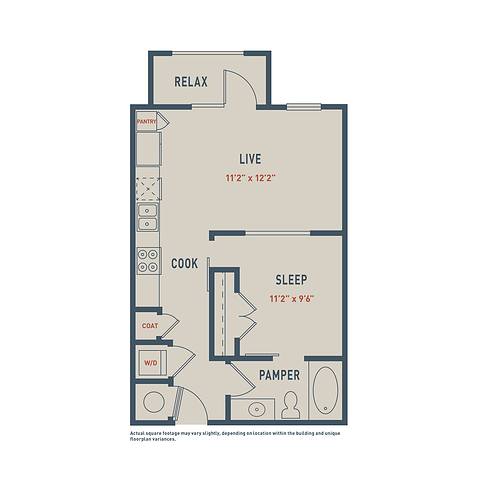 Floorplan E1M layout