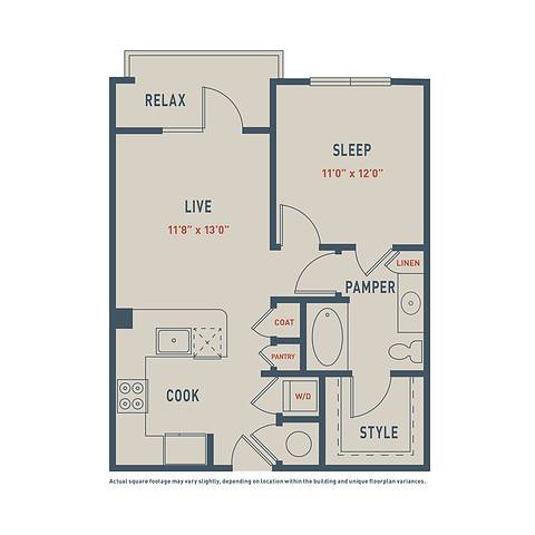 Floorplan A1M layout