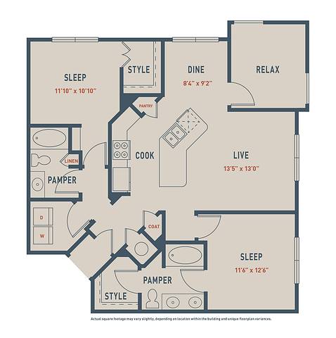 Floorplan B3M layout