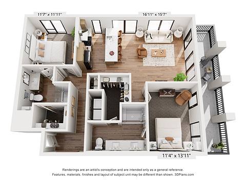 Floorplan B7 layout