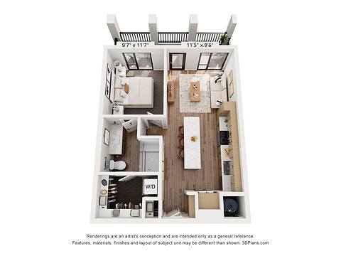 Floorplan A1 layout