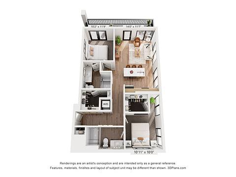 Floorplan B2 layout
