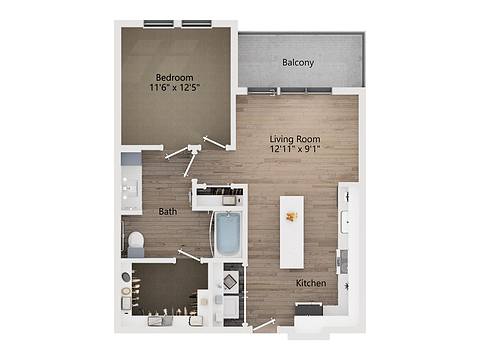 Floorplan A2 layout