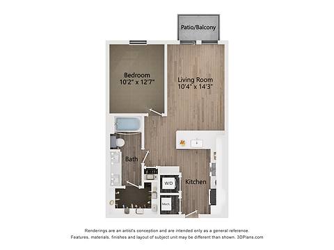 Floorplan A1 layout