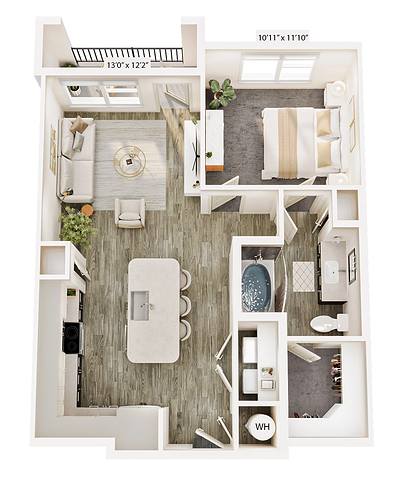 Floorplan A1 layout