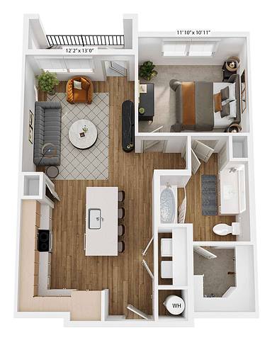 Floorplan A1 layout