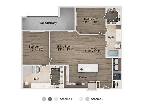 Floorplan B3 layout