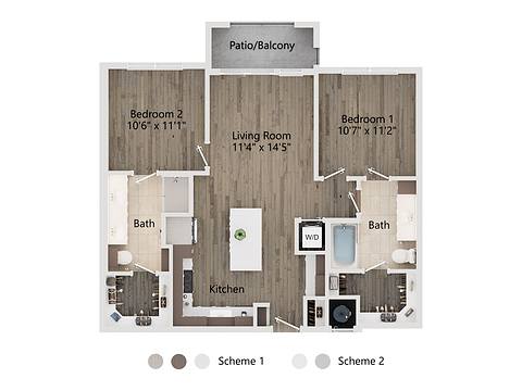Floorplan B2 layout