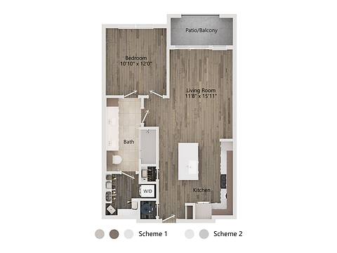Floorplan A1a layout