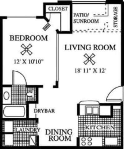 Floorplan Azalea layout