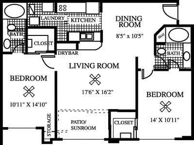 Floorplan The Dahlia layout